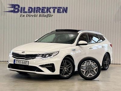 Begagnad Kia Optima Plus 205 HK (150 kW) 2019 Vit Kombi