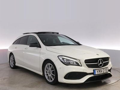 Begagnad Mercedes CLA220 Shooting Brake AMG 177 HK (130 kW) 2017 Vit Kombi