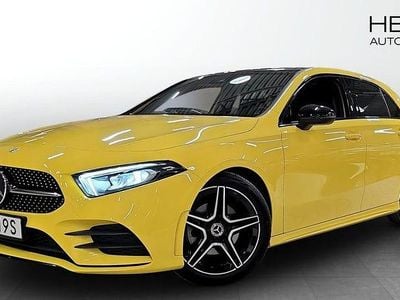 Begagnad Mercedes A200 AMG 163 HK (119 kW) 2022 Gul