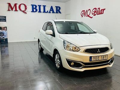 Begagnad Mitsubishi Space Star 80 HK (58 kW) 2016 Vit Halvkombi