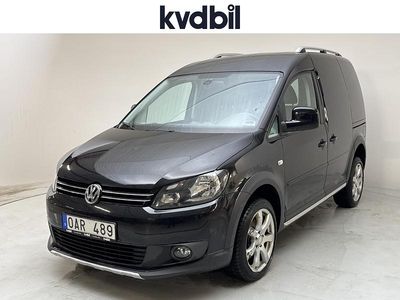 Svart Begagnad 2014 VW Caddy Minibuss | 80 000 kr (Marknadspris)