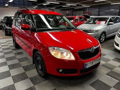 Röd Begagnad 2009 Skoda Roomster Minibuss | 54 500 kr