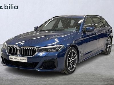 Phytonic blue metallic Begagnad 2021 BMW 520 M Sport Kombi | 334 900 kr (Bra pris)