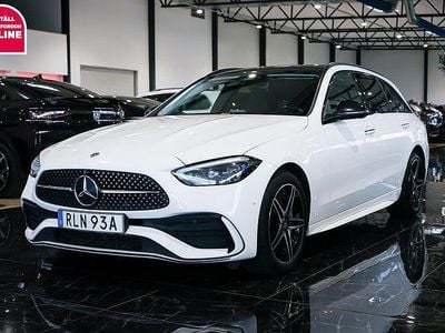 Vit Begagnad 2022 Mercedes C300e AMG Kombi | 379 500 kr (Dyr)