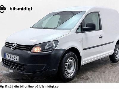 Vit Begagnad 2015 VW Caddy Minibuss | 144 800 kr (Marknadspris)