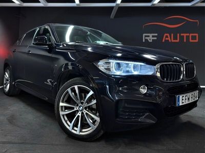 begagnad BMW X6 xDrive30d M Sport Taklucka Drag M-värm H/K Navi 258hk