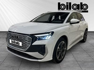 Begagnad Audi Q4 e-tron S-Line 150 kW (204 HK) 2023 Glaciärvit metallic SUV