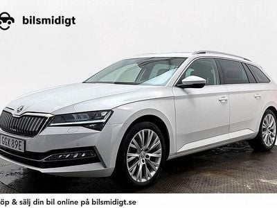 Begagnad Skoda Superb Business Line 156 HK (114 kW) 2021 Vit Kombi