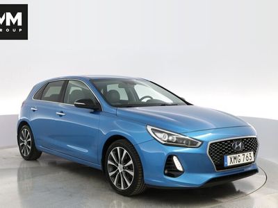 begagnad Hyundai i30 1.4 T-GDi Premium Dragkrok Motorvärmare 2018, Halvkombi