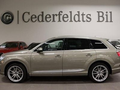 Begagnad Audi Q7 S-Line 272 HK (200 kW) 2016 Ljusbrun (brun) SUV