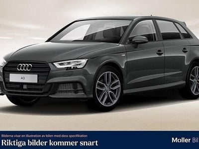 Begagnad Audi A3 S-Line 150 HK (110 kW) 2019 Daytonagrå pärleffekt Sedan