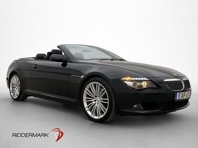Begagnad BMW 650 Cabriolet 367 HK (269 kW) 2007 Svart Cab