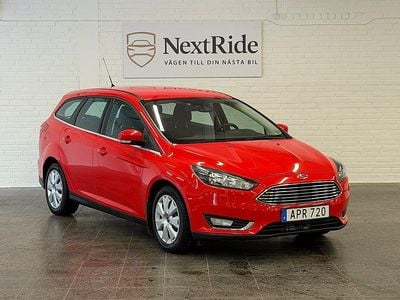 Begagnad Ford Focus Titanium 101 HK (74 kW) 2015 Röd Kombi