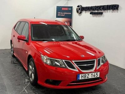 Röd Begagnad 2008 Saab 9-3 Vector Kombi | 49 900 kr (Marknadspris)