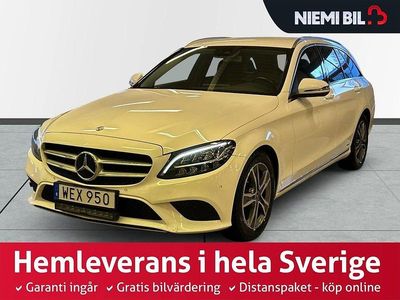 Vit Begagnad 2018 Mercedes C220 Avantgarde Kombi | 269 900 kr (Marknadspris)