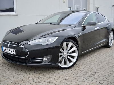 Svart Begagnad 2014 Tesla Model S Halvkombi | 259 900 kr