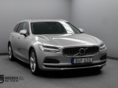 Bright silver metallic Begagnad 2021 Volvo V90 Inscription Kombi | 264 700 kr (Marknadspris)