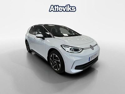 Begagnad VW ID.3 Pro Performance 239 kW (326 HK) 2024 Vit Halvkombi