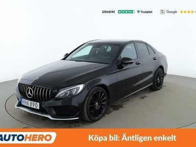Svart Begagnad 2018 Mercedes C220 AMG line Sedan | 250 000 kr (Marknadspris)