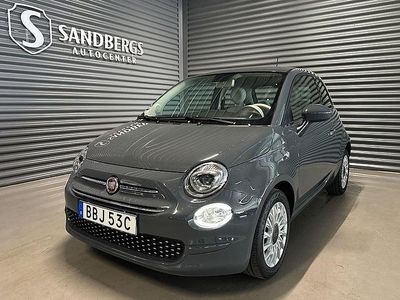 Begagnad Fiat 500 Lounge 69 HK (50 kW) 2019 Grå Halvkombi
