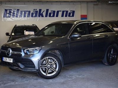 Begagnad Mercedes GLC300e AMG line 306 HK (225 kW) 2020 Grå SUV