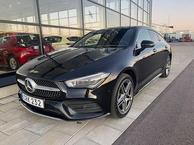 Svart Begagnad 2021 Mercedes CLA250e Shooting Brake AMG Kombi | 279 900 kr (Marknadspris)