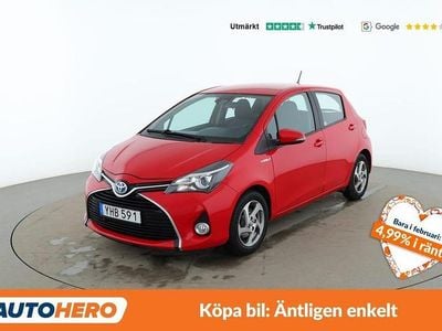 Röd Begagnad 2016 Toyota Yaris Hybrid Sedan | 140 000 kr (Marknadspris)