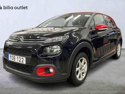 Begagnad Citroën C3 2018 Svart Halvkombi