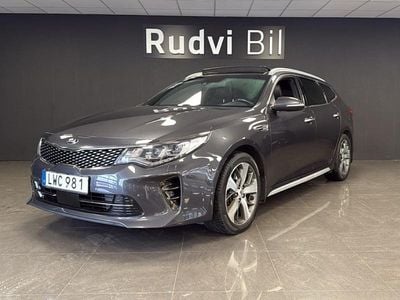 Grå Begagnad 2018 Kia Optima GT-Line Kombi | 209 900 kr (Marknadspris)