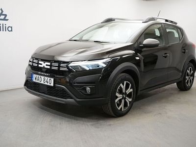 begagnad Dacia Sandero Stepway 1.0 TCe TCe 90 Expression A, Kvarvarande nybilsgaranti 2023 Svart