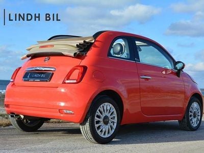 Röd Begagnad 2019 Fiat 500C Lounge Cab | 124 900 kr (Marknadspris)