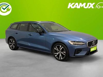 Begagnad Volvo V60 R-Design 392 HK (288 kW) 2019 Blå Kombi