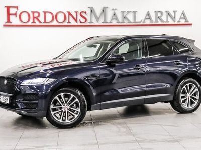 begagnad Jaguar F-Pace 20D AWD VÄRMARE LEASEBAR NYSERVAD CARPLAY S+V