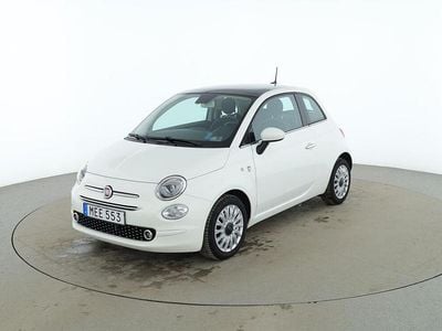 Vit Begagnad 2018 Fiat 500 Lounge Halvkombi | 119 000 kr (Marknadspris)