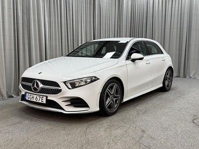Digital white metallic Begagnad 2021 Mercedes A200 AMG Halvkombi | 269 900 kr (Marknadspris)