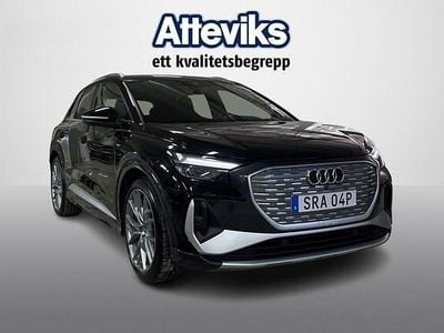 Mytsvart metallic Begagnad 2022 Audi Q4 e-tron S-Line SUV | 359 900 kr (Bra pris)