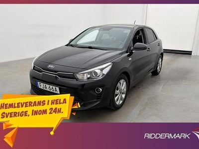 Svart Begagnad 2021 Kia Rio Advance Halvkombi | 179 800 kr (Marknadspris)