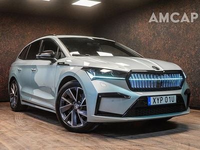 Silver Begagnad 2022 Skoda Enyaq iV SportLine SUV | 374 500 kr (Lite dyr)