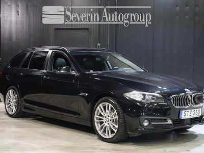 Svart Begagnad 2013 BMW 520 Kombi | 209 000 kr