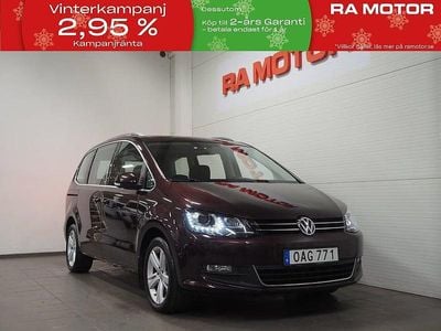 Mörkröd Begagnad 2016 VW Sharan Minibuss | 229 900 kr (Bra pris)