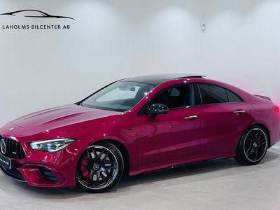 Röd Begagnad 2022 Mercedes CLA45 AMG AMG Sportkupé | 579 900 kr (Lite dyr)
