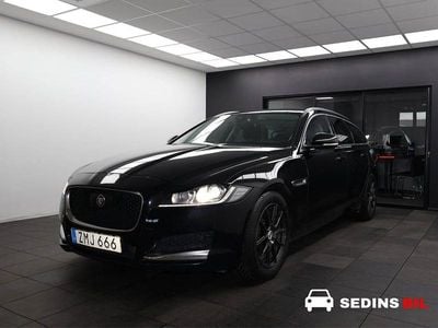 Svart Begagnad 2018 Jaguar XF Sportbrake Kombi | 139 900 kr