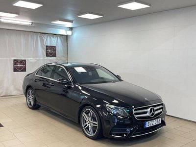Begagnad Mercedes E220 AMG line 194 HK (142 kW) 2018 Svart