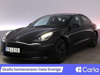 Begagnad Tesla Model 3 Standard Range 235 kW (320 HK) 2022 Svart Sedan