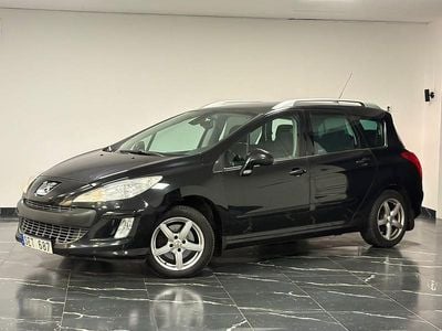Svart Begagnad 2009 Peugeot 308 SW Kombi | 29 900 kr (Dyr)