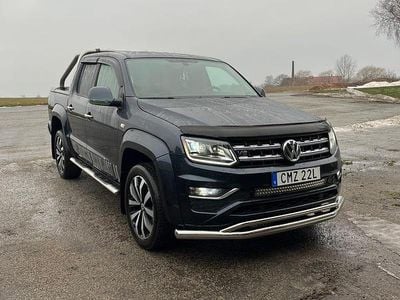 Mörkblå metallic Begagnad 2019 VW Amarok Pickup | 325 000 kr (Marknadspris)
