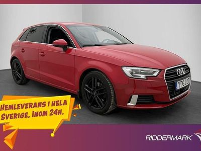 Begagnad Audi A3 Proline 150 HK (110 kW) 2018 Röd Sedan