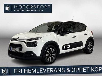 Vit Begagnad 2024 Citroën C3 PureTech Halvkombi | 174 900 kr (Marknadspris)