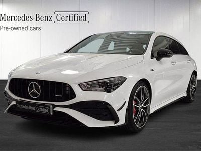 Vit (white) Begagnad 2023 Mercedes CLA35 AMG AMG Kombi | 585 000 kr