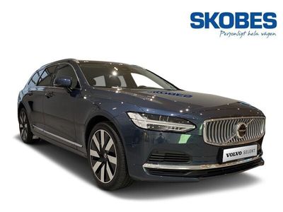 begagnad Volvo V90 Recharge T6 Ultimate Bright, Drag, Momsbil, Harman